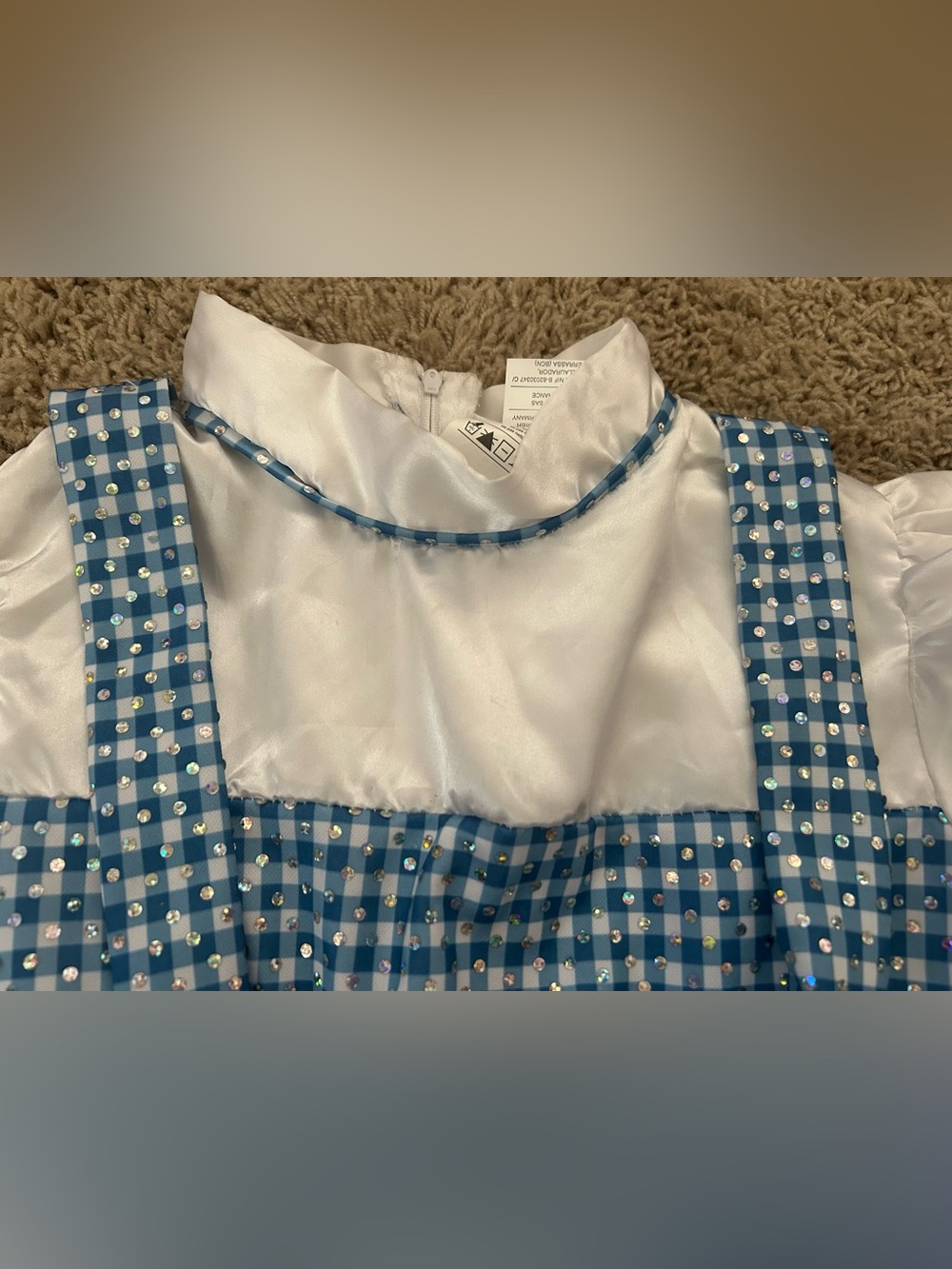 Wizard of Oz Dorothy Girls Costume Dress Size M Medium 7/8 - Picture 5 of 10